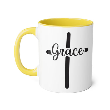 Faith Culture - Grace at the Cross - Christian Accent Coffee Mug, 11oz