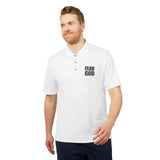 Faith Culture - Fear of God - Christian Unisex Performance Polo by adidasĀ®
