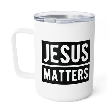 Faith Culture – Jesus Matters – Christian Coffee and Tea Mug, 10oz