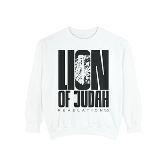 Lion of Judah Christian Unisex Garment-Dyed Sweatshirt
