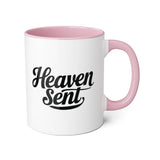 Faith Culture - Heaven Sent - Christian Accent Coffee Mug, 11oz Pink 11oz