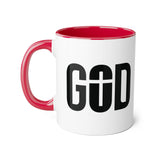 Faith Culture - GOD of the Cross - Christian Accent Coffee Mug, 11oz