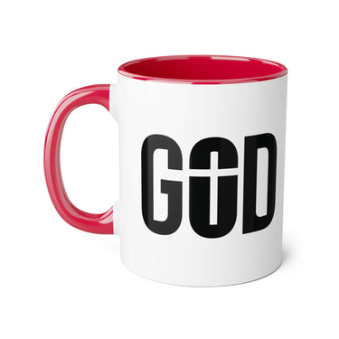 Faith Culture - GOD of the Cross - Christian Accent Coffee Mug, 11oz