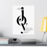 Faith Culture - No Greater Joy Christian Poster 3 John 1:4 Scripture Wall Art