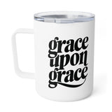 Faith Culture – Grace Upon Grace – Christian Coffee and Tea Mug, 10oz