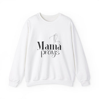 Faith Culture's This Mama Prays Unisex Heavy Blend™ Crewneck Sweatshirt