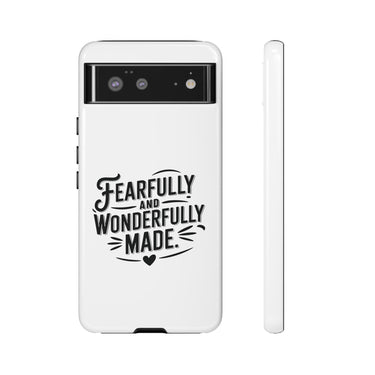 Faith Culture – Fearfully and Wonderfully Made Christian Tough Phone Case Google Pixel 6 Glossy