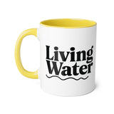 Faith Culture - Living Water - Christian Accent Coffee Mug, 11oz