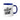 Faith Culture - He Conquered the Grave - Christian Accent Coffee Mug, 11oz Blue 11oz