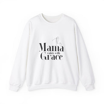 Faith Culture's This Mama Raises with Grace Unisex Heavy Blend™ Crewneck Sweatshirt
