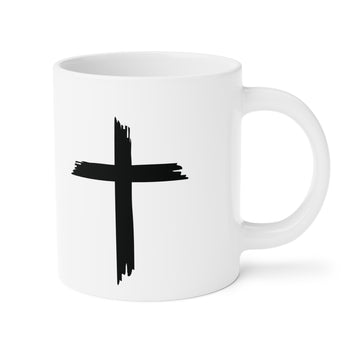 Cross Coffee Mug,  Gift Ideas for Christian Friends, Easter Christian Ceramic Mug (11oz\15oz\20oz)