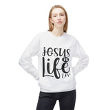 Faith Culture - Jesus Is Everything Christian Crewneck Sweatshirt – White | Bold Faith Pullover