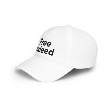 Free Indeed Bold Christian Baseball Cap | John 8:36 Inspired Scripture Hat