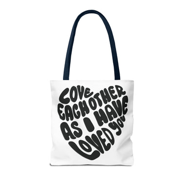 Faith Culture - Serve One Another in Love Christian Tote Bag - Galatians 5:13 Bible Verse