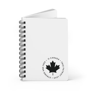 Faith Culture – O Canada Patriotic Spiral Journal | True North Strong & Free Notebook