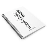 Faith Culture – Fearfully and Wonderfully Made – Psalm 139:14 Christian Spiral Notebook, Ruled Line
