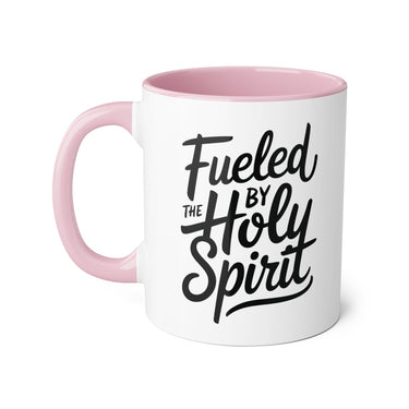 Faith Culture - Fueled by the Holy Spirit - Christian Accent Coffee Mug, 11oz