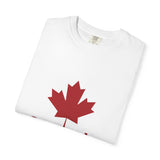 Faith Culture - Canada Maple Leaf Logo Unisex T-Shirt – White | Patriotic Canadian Tee
