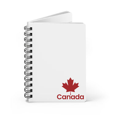 Faith Culture – Canada Maple Leaf Spiral Journal | Classic Canadian Flag-Inspired Notebook