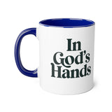 Faith Culture - In God’s Hands - Christian Accent Coffee Mug, 11oz