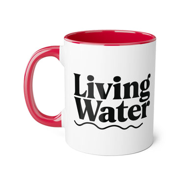 Faith Culture - Living Water - Christian Accent Coffee Mug, 11oz