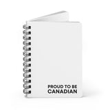 Faith Culture – Proud to Be Canadian Spiral Journal | Patriotic Minimalist Notebook