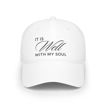 Faith Culture - It is Well With my Soul - Christian  Low Profile Baseball Cap