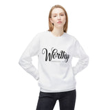Faith Culture - Worthy Christian Sweatshirt | Ephesians 4:1 Bible Verse Pullover