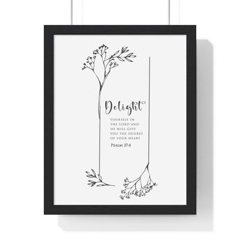 Desires of the Heart - Psalm 37:4 - Christian Wall Art