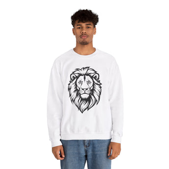 Faith Culture - Lion of Judah - Christian Unisex Heavy Blend™ Crewneck Sweatshirt