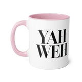 Faith Culture - Yahweh - Christian Accent Coffee Mug, 11oz Pink 11oz