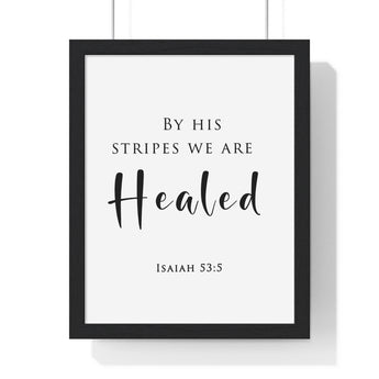 Faith Culture - Healing Grace - Isaiah 53:5 - Christian Wall Art