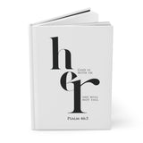 God Is Within Her hardcover journal product view
