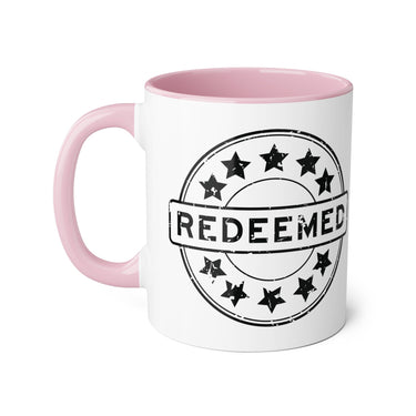 Faith Culture - Redeemed - Christian Accent Coffee Mug, 11oz