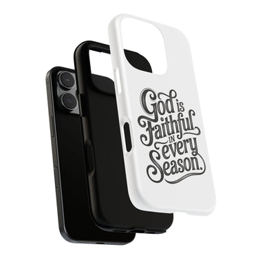 Faith Culture – God Is Faithful in Every Season Christian Tough Phone Case iPhone 16 Pro Matte