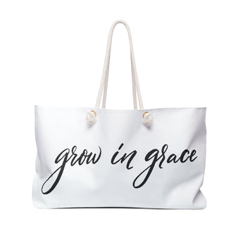 Grow in Grace Christian Weekender Tote Bag
