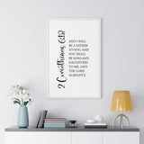 Faith Culture - 2 Corinthians 6:18 Christian Scripture Wall Art Sons and Daughters of God