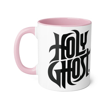 Faith Culture - Holy Ghost - Christian Accent Coffee Mug, 11oz Pink 11oz