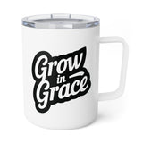 Faith Culture – Grow in Grace – Christian Coffee and Tea Mug, 10oz 10oz White
