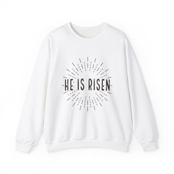 He is Risen Christian Unisex Heavy Blend™ Crewneck Sweatshirt
