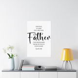 Faith Culture - Isaiah 63:16 Christian Poster You Are Our Father Scripture Wall Art
