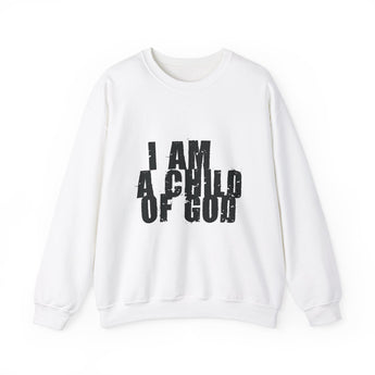 I am Child of God Christian Unisex Heavy Blend™ Crewneck Sweatshirt
