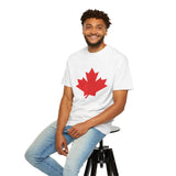 Faith Culture - Classic Red Maple Leaf Unisex T-Shirt – White | Canada Day Essential Tee
