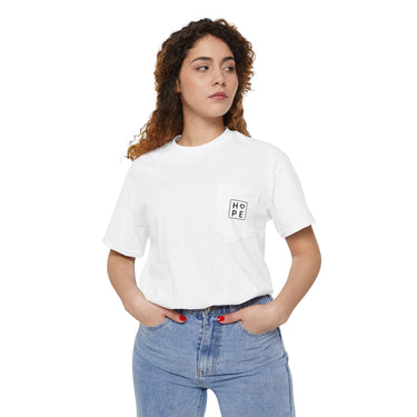 Faith Culture - HOPE - Christian Unisex Heavy Cotton Pocket Tee