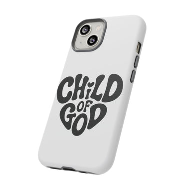 Faith Culture – I Am a Child of God Christian Tough Phone Case iPhone 14 Matte