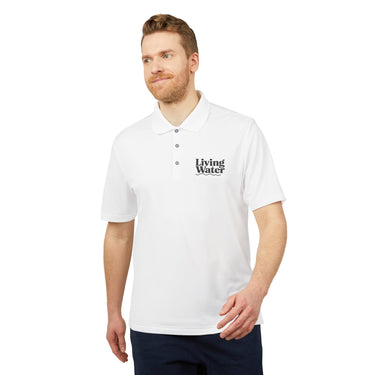 Faith Culture - Living Water - Christian Unisex Performance Polo by adidasĀ®