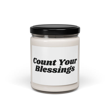 Faith Culture - Count Your Blessings Soy Candle Thanksgiving Gift Christian Home Décor 9oz Apple Harvest 9oz