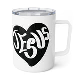 Faith Culture – Jesus Heart – Christian Coffee and Tea Mug, 10oz 10oz White