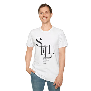 Be Still & Know Psalm 46:10 Unisex Softstyle T-Shirt