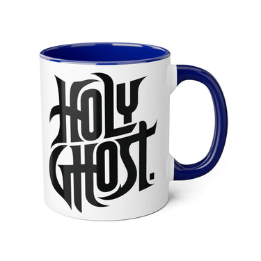 Faith Culture - Holy Ghost - Christian Accent Coffee Mug, 11oz Blue 11oz
